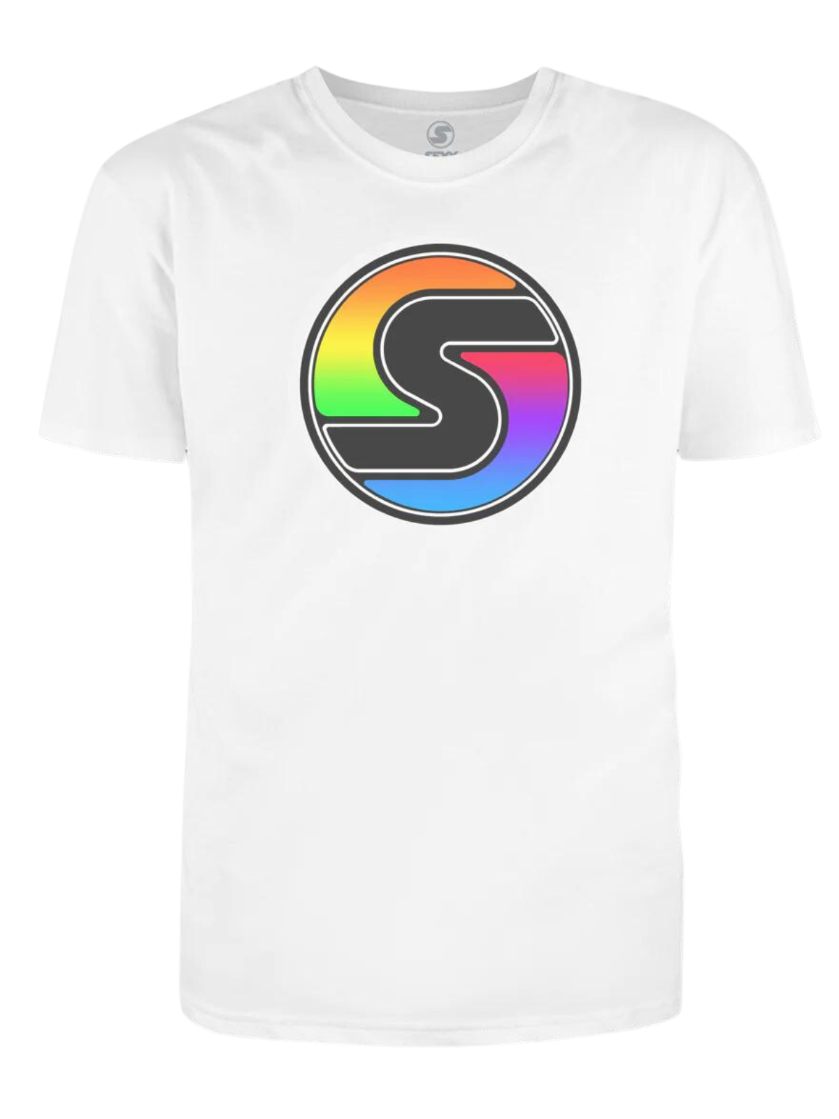 SEXY Brand Men's Rainbow "S" Logo Tee