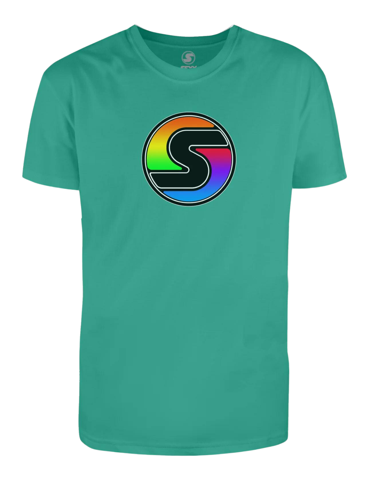 SEXY Brand Women's Rainbow "S" Logo Tee