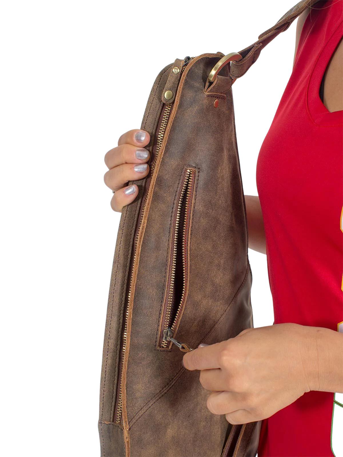 Sexy Brand Leather Beach Tennis Racket Bag