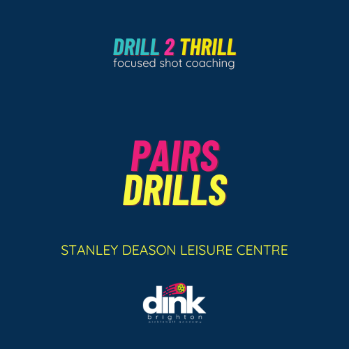 PAIRS DRILLS (MON 13th May - 18:30 19:30 Stanley Deason Leisure Centre)