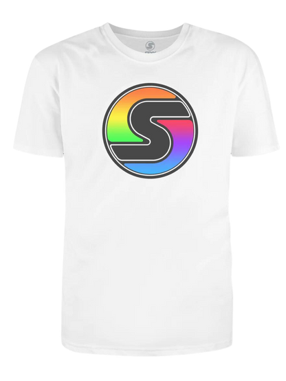 SEXY Brand Men's Rainbow "S" Logo Tee