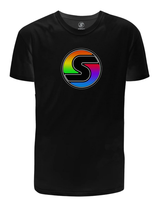 SEXY Brand Women's Rainbow "S" Logo Tee