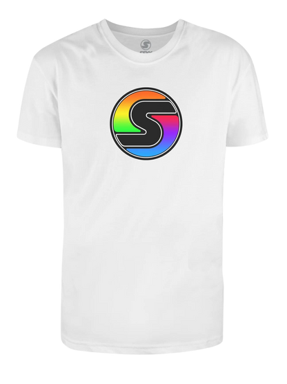 SEXY Brand Women's Rainbow "S" Logo Tee