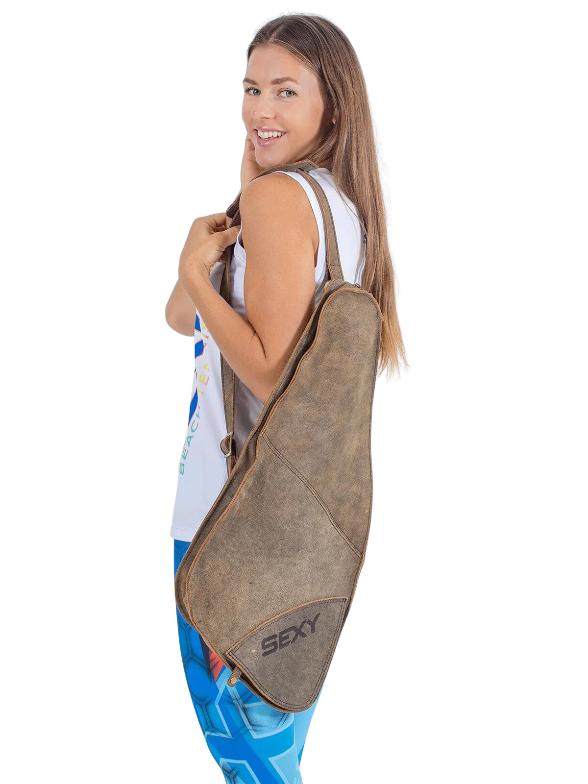Sexy Brand Leather Beach Tennis Racket Bag